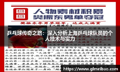 乒乓球传奇之路：深入分析上海乒乓球队员的个人技术与实力